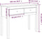 vidaXL - Wandtafel - 100x35x75 - cm - massief - grenenhout - honingbruin