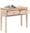 vidaXL - Wandtafel - 100x35x75 - cm - massief - grenenhout