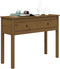 vidaXL - Wandtafel - 100x35x75 - cm - massief - grenenhout - honingbruin