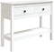 vidaXL - Wandtafel - 100x35x75 - cm - massief - grenenhout - wit