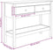 vidaXL - Wandtafel - 100x35x75 - cm - massief - grenenhout - wit