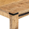 vidaXL - Wandtafel - 100x35x75 - cm - massief - mangohout