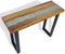 vidaXL - Wandtafel - 100x35x75 - cm - teakhout