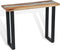vidaXL - Wandtafel - 100x35x75 - cm - teakhout