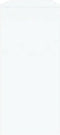 vidaXL - Wandtafel - 100x35x76,5 - bewerkt - hout - wit