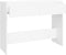 vidaXL - Wandtafel - 100x35x76,5 - bewerkt - hout - wit