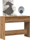 vidaXL - Wandtafel - 100x35x76,5 - cm - bewerkt - hout - artisanaal - eikenkleurig