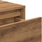 vidaXL - Wandtafel - 100x35x76,5 - cm - bewerkt - hout - artisanaal - eikenkleurig