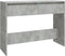 vidaXL - Wandtafel - 100x35x76,5 - cm - bewerkt - hout - betongrijs