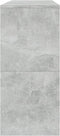 vidaXL - Wandtafel - 100x35x76,5 - cm - bewerkt - hout - betongrijs