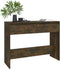 vidaXL - Wandtafel - 100x35x76,5 - cm - bewerkt - hout - gerookt - eikenkleurig
