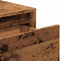 vidaXL - Wandtafel - 100x35x76,5 - cm - bewerkt - hout - oud - houtkleurig