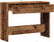 vidaXL - Wandtafel - 100x35x76,5 - cm - bewerkt - hout - oud - houtkleurig