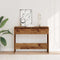 vidaXL - Wandtafel - 100x35x76,5 - cm - bewerkt - hout - oud - houtkleurig