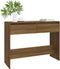 vidaXL - Wandtafel - 100x35x76,5 - spaanplaat - bruin - eikenkleur
