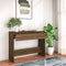 vidaXL - Wandtafel - 100x35x76,5 - spaanplaat - bruin - eikenkleur