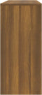 vidaXL - Wandtafel - 100x35x76,5 - spaanplaat - bruin - eikenkleur