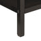 vidaXL - Wandtafel - 100x35x76 - cm - massief - mangohout - en - ijzer