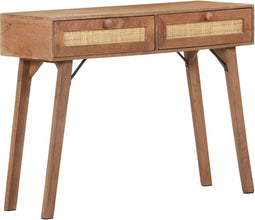 vidaXL - Wandtafel - 100x35x76 - cm - massief - mangohout