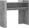 vidaXL - Wandtafel - 100x35x90 - cm - bewerkt - hout - betongrijs