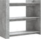 vidaXL - Wandtafel - 100x35x90 - cm - bewerkt - hout - betongrijs