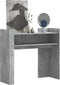 vidaXL - Wandtafel - 100x35x90 - cm - bewerkt - hout - betongrijs
