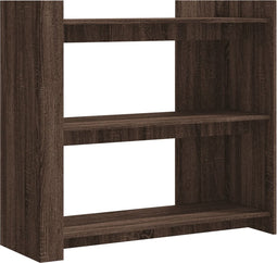 vidaXL - Wandtafel - 100x35x90 - cm - bewerkt - hout - bruin - eikenkleurig
