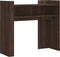vidaXL - Wandtafel - 100x35x90 - cm - bewerkt - hout - bruin - eikenkleurig