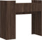 vidaXL - Wandtafel - 100x35x90 - cm - bewerkt - hout - bruin - eikenkleurig