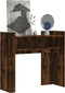 vidaXL - Wandtafel - 100x35x90 - cm - bewerkt - hout - gerookt - eikenkleurig
