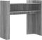vidaXL - Wandtafel - 100x35x90 - cm - bewerkt - hout - grijs - sonoma - eikenkleurig