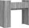 vidaXL - Wandtafel - 100x35x90 - cm - bewerkt - hout - grijs - sonoma - eikenkleurig