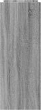 vidaXL - Wandtafel - 100x35x90 - cm - bewerkt - hout - grijs - sonoma - eikenkleurig