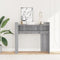 vidaXL - Wandtafel - 100x35x90 - cm - bewerkt - hout - grijs - sonoma - eikenkleurig