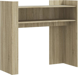 vidaXL - Wandtafel - 100x35x90 - cm - bewerkt - hout - sonoma - eikenkleurig