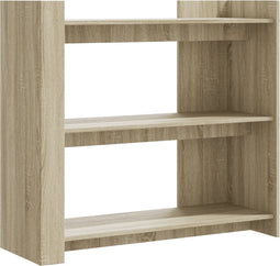 vidaXL - Wandtafel - 100x35x90 - cm - bewerkt - hout - sonoma - eikenkleurig
