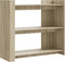 vidaXL - Wandtafel - 100x35x90 - cm - bewerkt - hout - sonoma - eikenkleurig