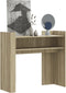 vidaXL - Wandtafel - 100x35x90 - cm - bewerkt - hout - sonoma - eikenkleurig