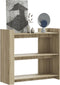 vidaXL - Wandtafel - 100x35x90 - cm - bewerkt - hout - sonoma - eikenkleurig