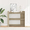 vidaXL - Wandtafel - 100x35x90 - cm - bewerkt - hout - sonoma - eikenkleurig