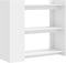 vidaXL - Wandtafel - 100x35x90 - cm - bewerkt - hout - wit
