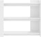 vidaXL - Wandtafel - 100x35x90 - cm - bewerkt - hout - wit