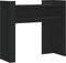 vidaXL - Wandtafel - 100x35x90 - cm - bewerkt - hout - zwart