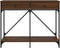 vidaXL - Wandtafel - 100x39x78,5 - cm - bewerkt - hout - bruin - eikenkleur