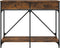 vidaXL - Wandtafel - 100x39x78,5 - cm - bewerkt - hout - gerookt - eikenkleurig