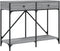 vidaXL - Wandtafel - 100x39x78,5 - cm - bewerkt - hout - grijs - sonoma - eikenkleurig