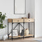 vidaXL - Wandtafel - 100x39x78,5 - cm - bewerkt - hout - sonoma - eikenkleurig
