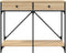vidaXL - Wandtafel - 100x39x78,5 - cm - bewerkt - hout - sonoma - eikenkleurig