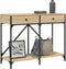 vidaXL - Wandtafel - 100x39x78,5 - cm - bewerkt - hout - sonoma - eikenkleurig
