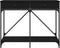 vidaXL - Wandtafel - 100x39x78,5 - cm - bewerkt - hout - zwart